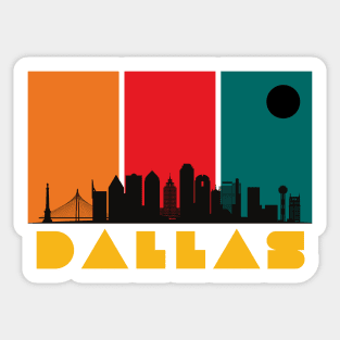 Vintage Dallas Souvenir Sticker